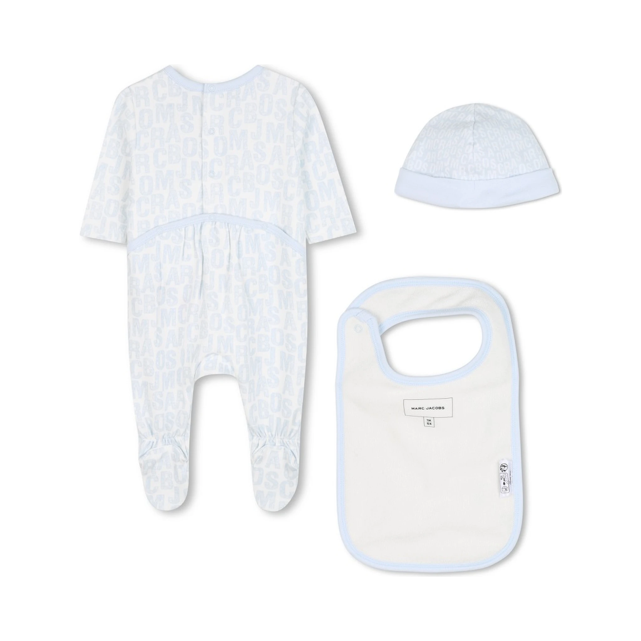 PAJAMA SET WITH GAG AND HAT