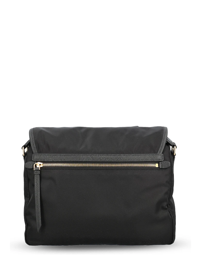 Black Re-Nylon crossbody bag