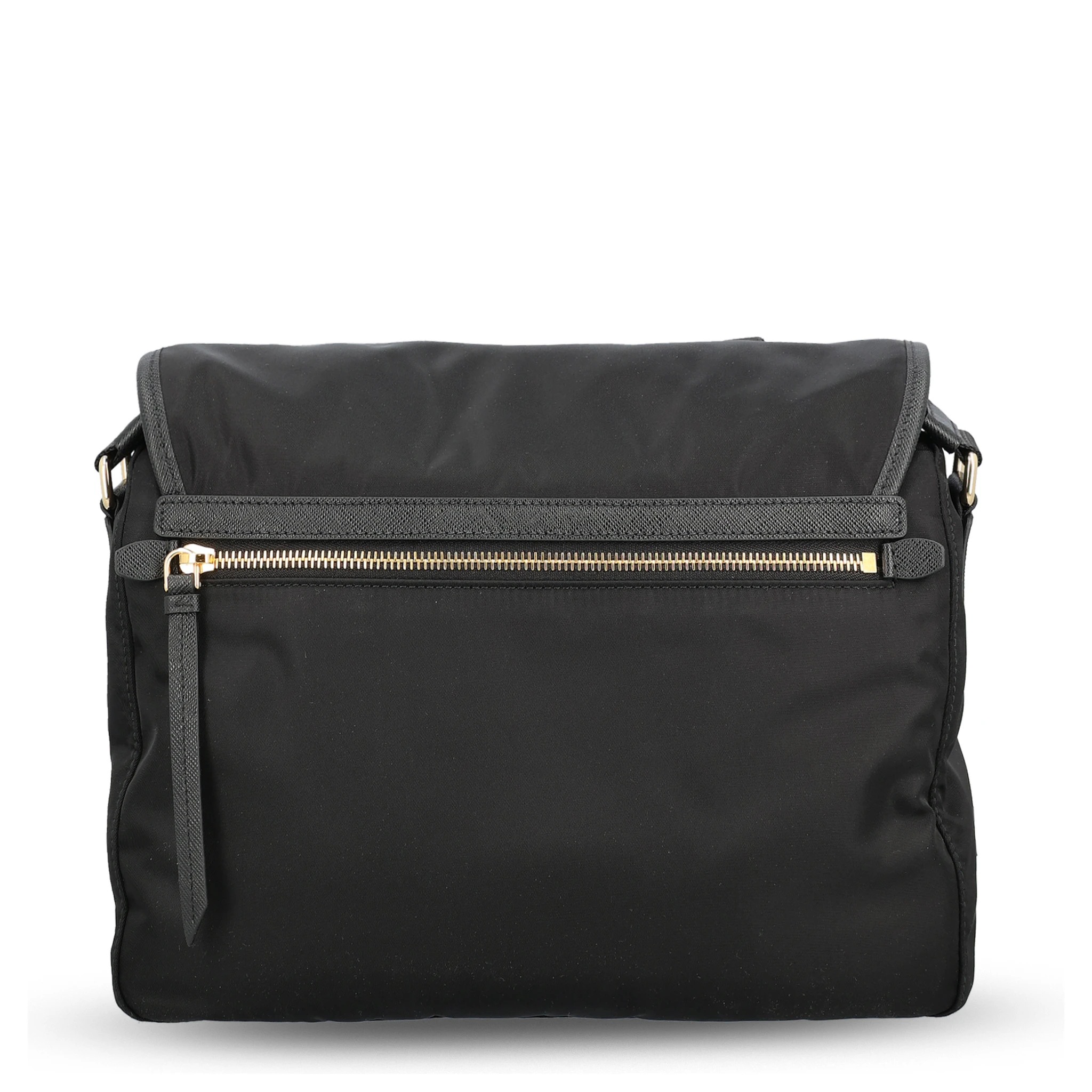 Black Re-Nylon crossbody bag