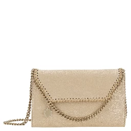 Falabella Wallet W/ Chain Bag Eco Shiny Dotted Chamois W/Tonal Chain - Airlite