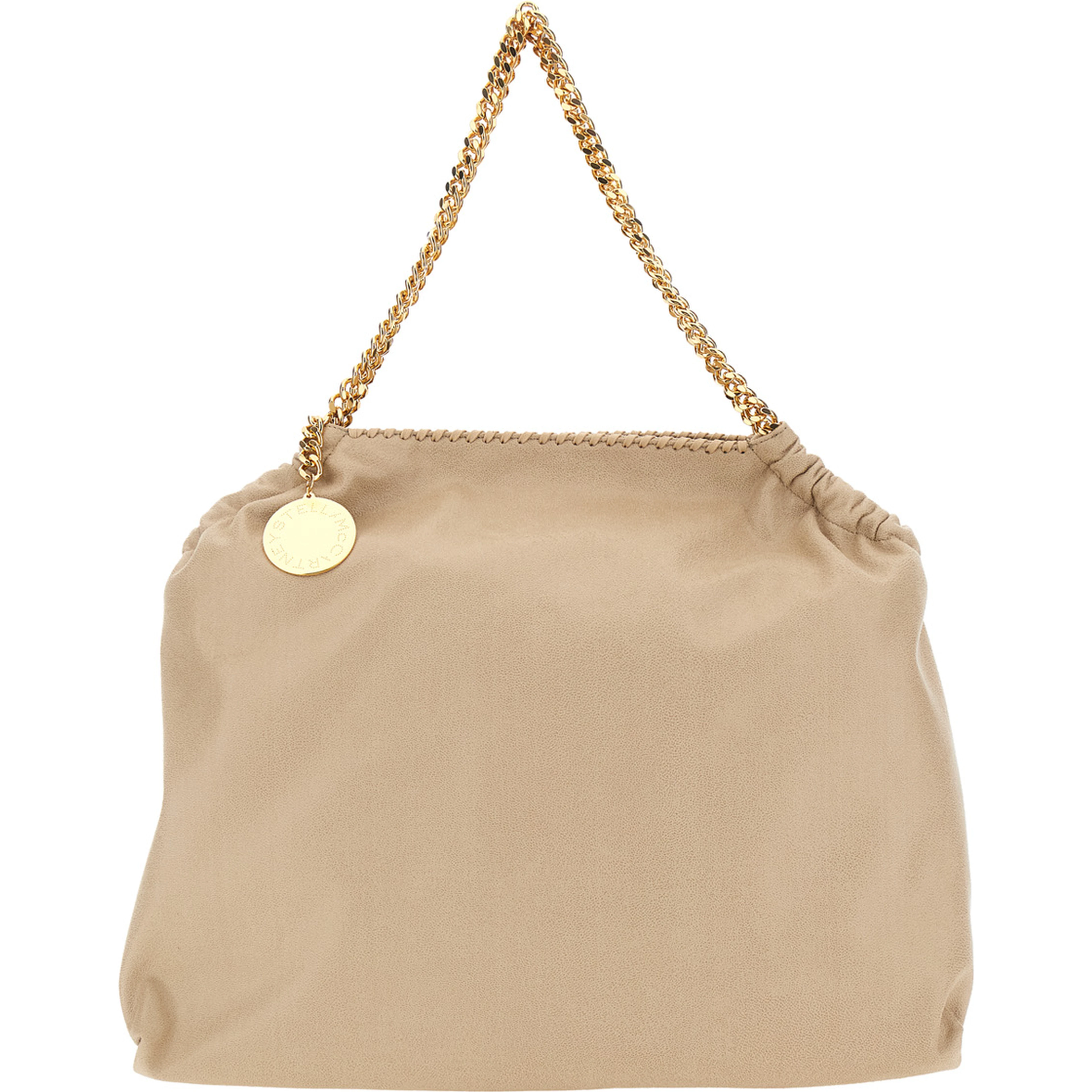 Falabella Drawstring Bag Eco Saggy Deer W/Gold Chain