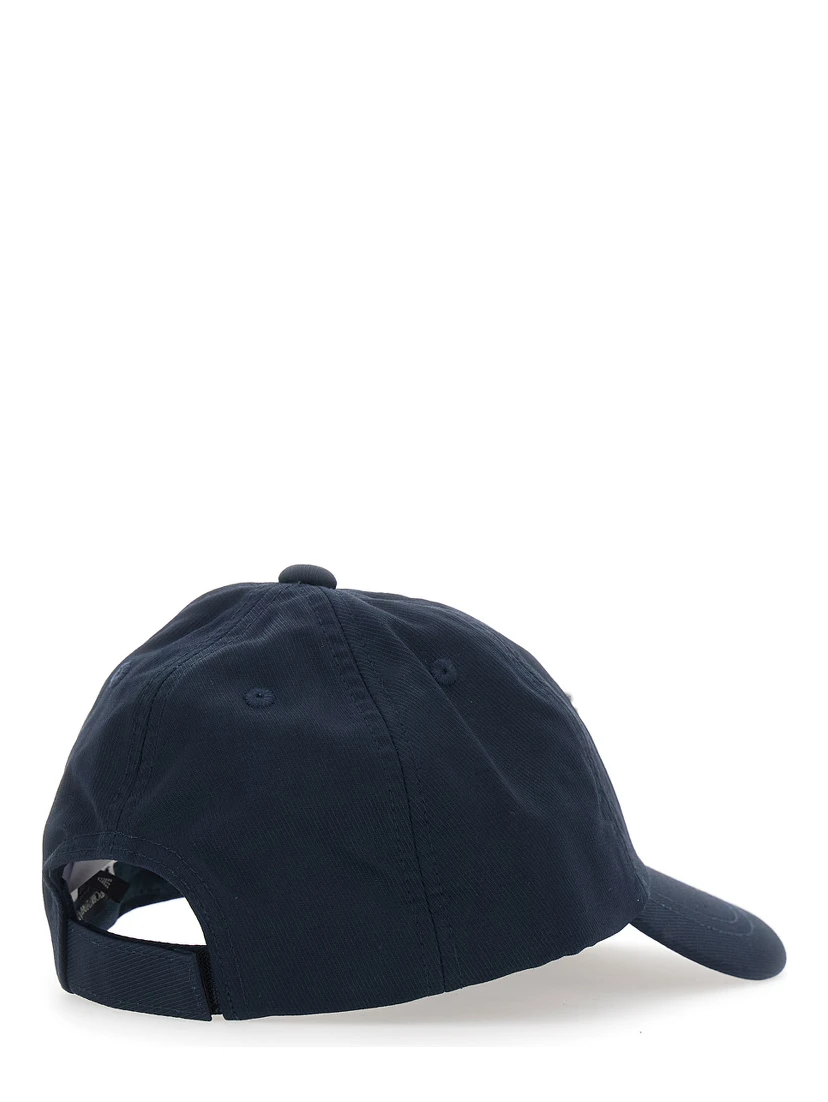 Blue Baseball Cap with Logo on the Front in Cotton Boy