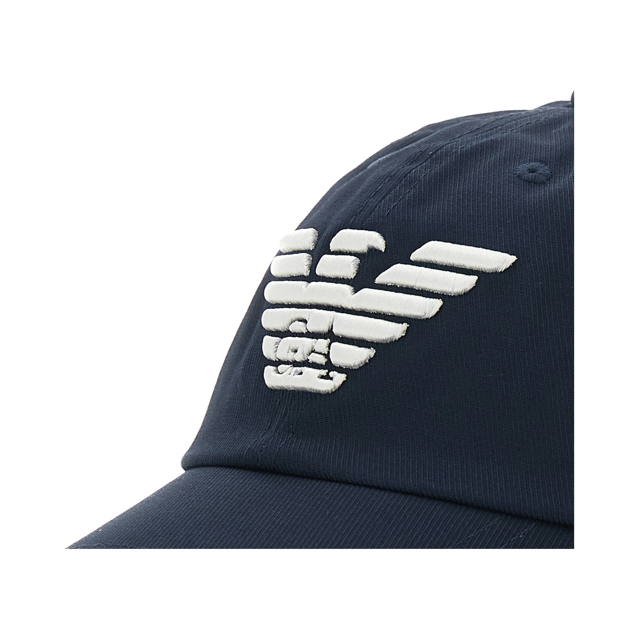 Blue Baseball Cap with Logo on the Front in Cotton Boy