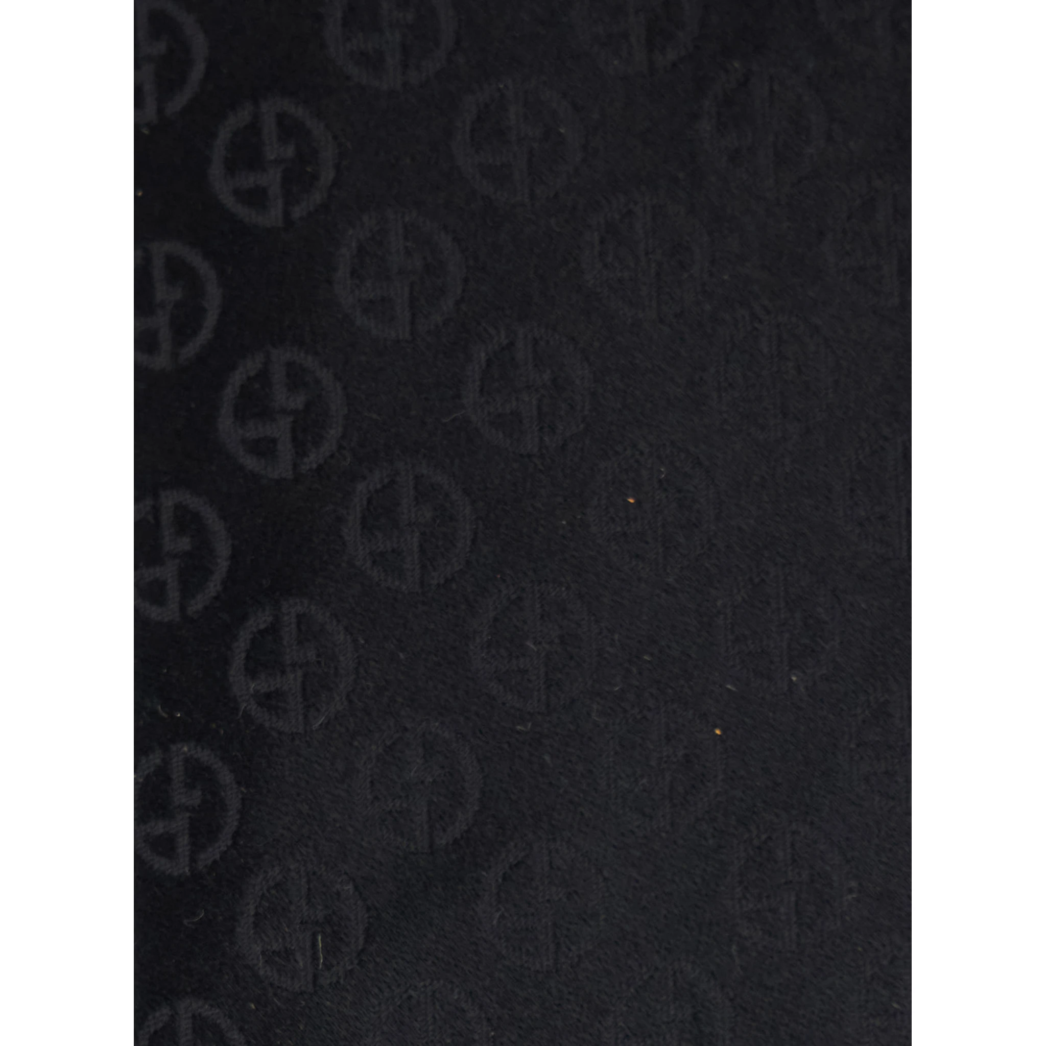 BlackTie with All-Over Tonal Logo in Silk Man