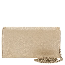 Falabella Continental Wallet With Chain Eco Shiny Dotted Chamois W/Tonal Chain - Airlite