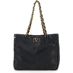 TOTE | LASEINE | PATCHWORK NAPPA MATTE-NAPPA WAXY/A.GOLD-