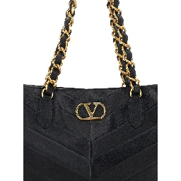TOTE | LASEINE | PATCHWORK NAPPA MATTE-NAPPA WAXY/A.GOLD-