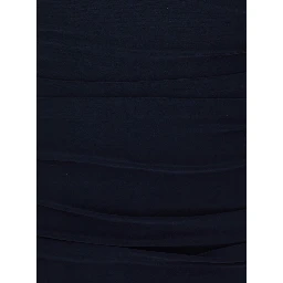 SLEEVELESS V NECK SHIRRED WAIST JUMPSUIT