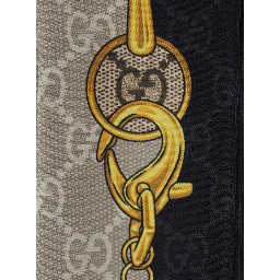 Multicolor Square Scarf with Horsebit Print in Silk Woman