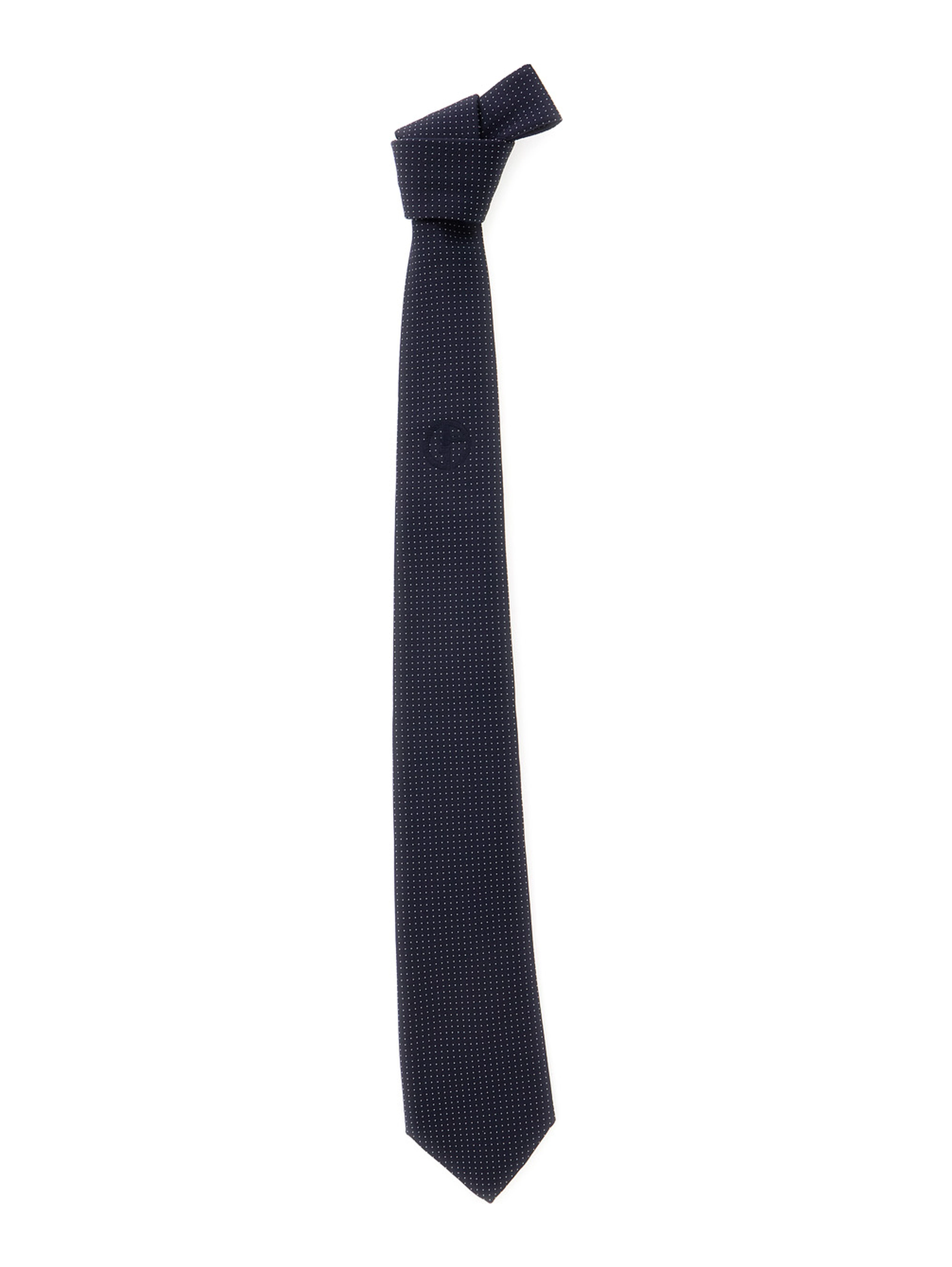 BlueTie with All-Over Polka Dots in Silk Man