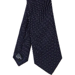 BlueTie with All-Over Polka Dots in Silk Man