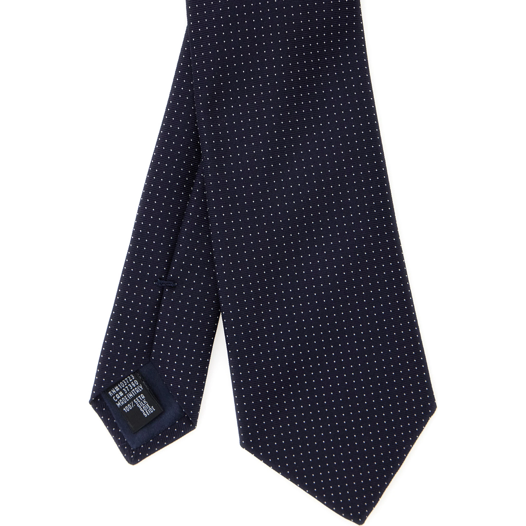 BlueTie with All-Over Polka Dots in Silk Man
