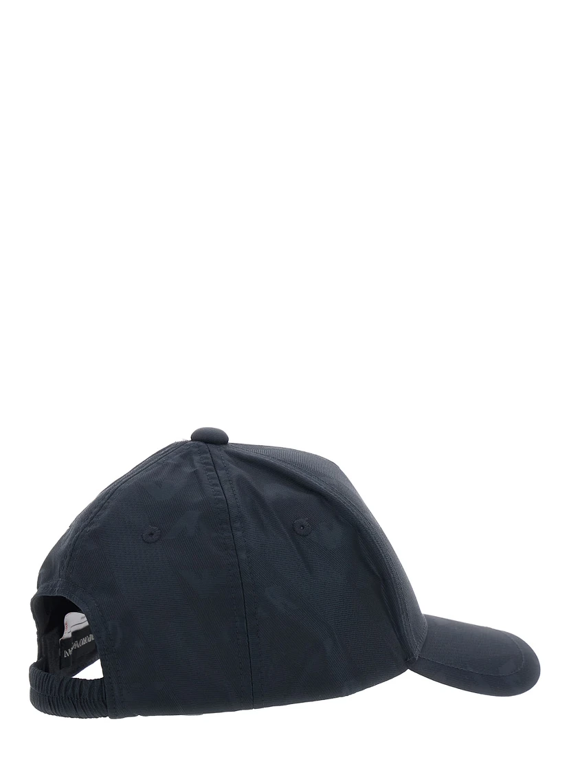 Blue Baseball Cap with Logo on the Front in Cotton Girl