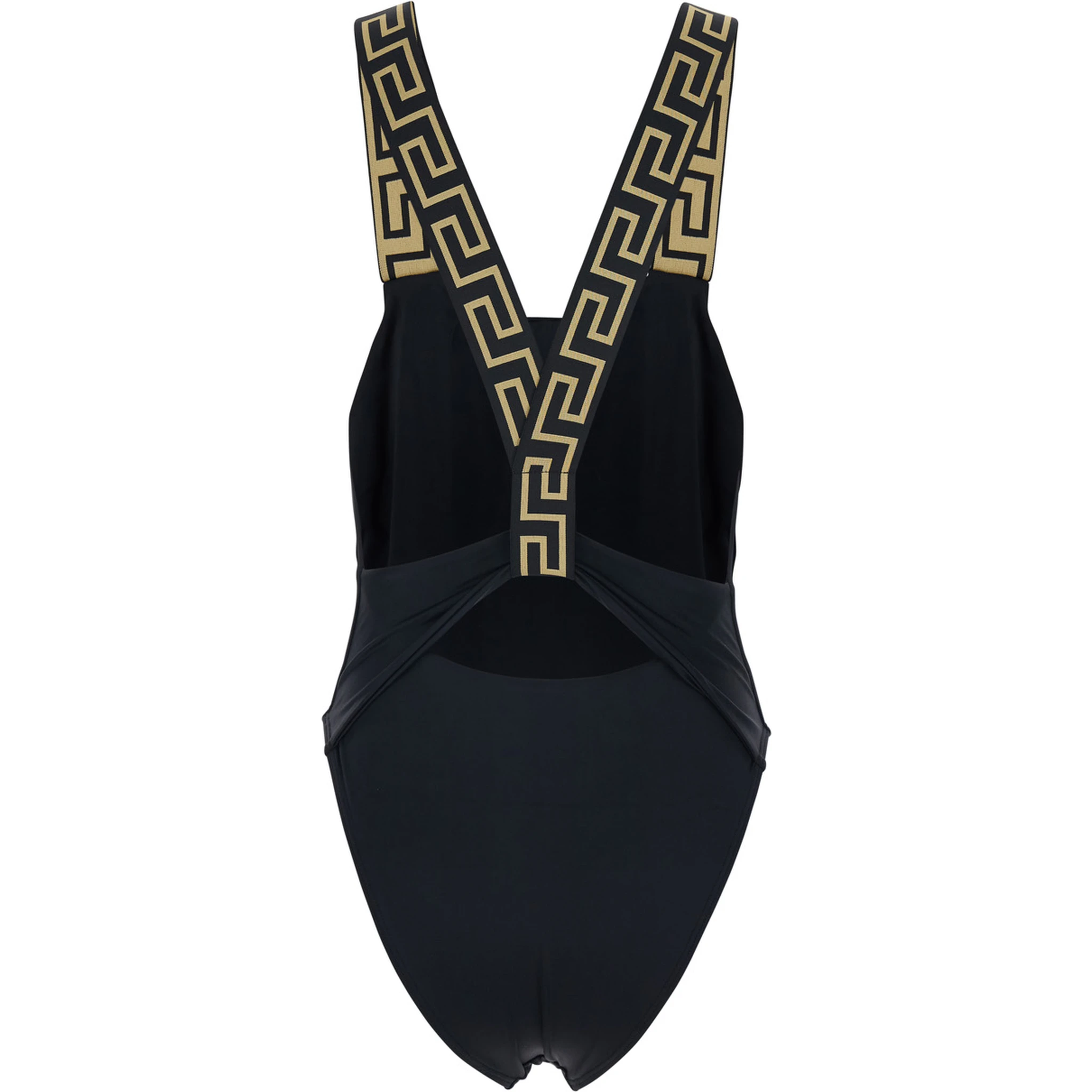 Greca Border one-piece swimsuit