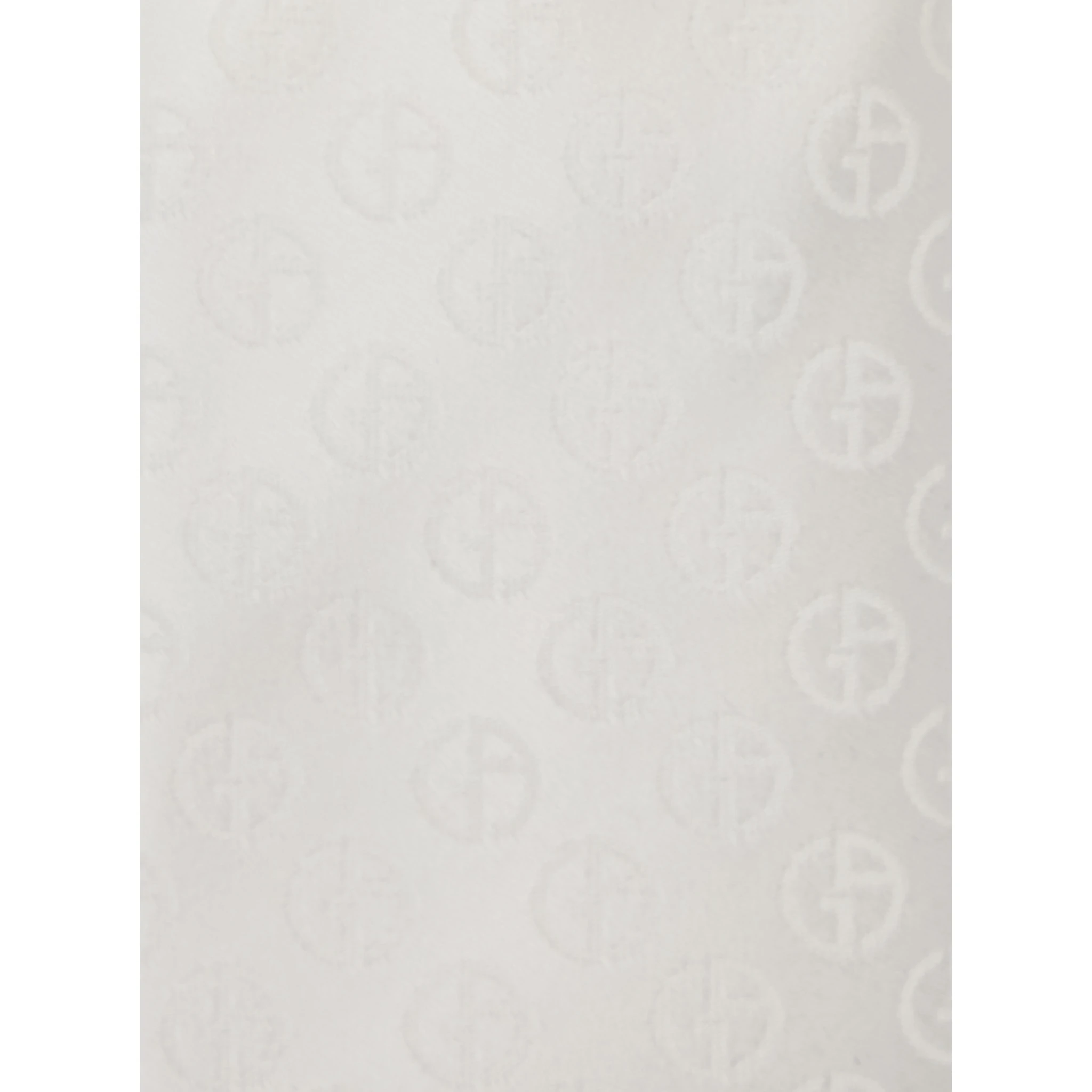 White Tie with All-Over Tonal Logo in Silk Man