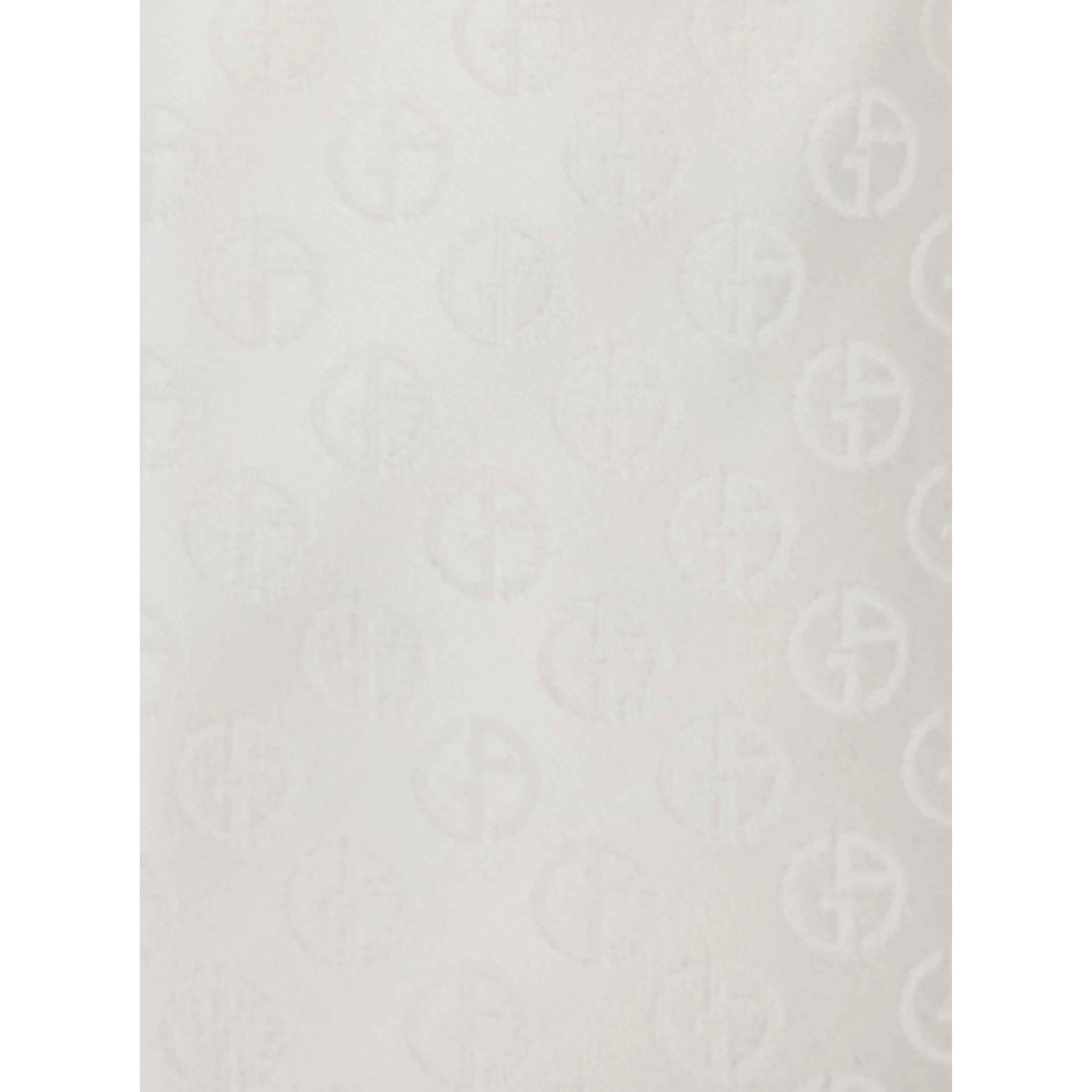 White Tie with All-Over Tonal Logo in Silk Man