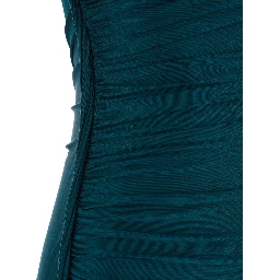 فستان بدون أكمام بتفاصيل ملتوية