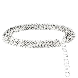 RABANNE Belts Silver