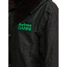 Barbour x Ganni waxed jacket