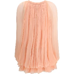 Multicolor Silk Casual Dress