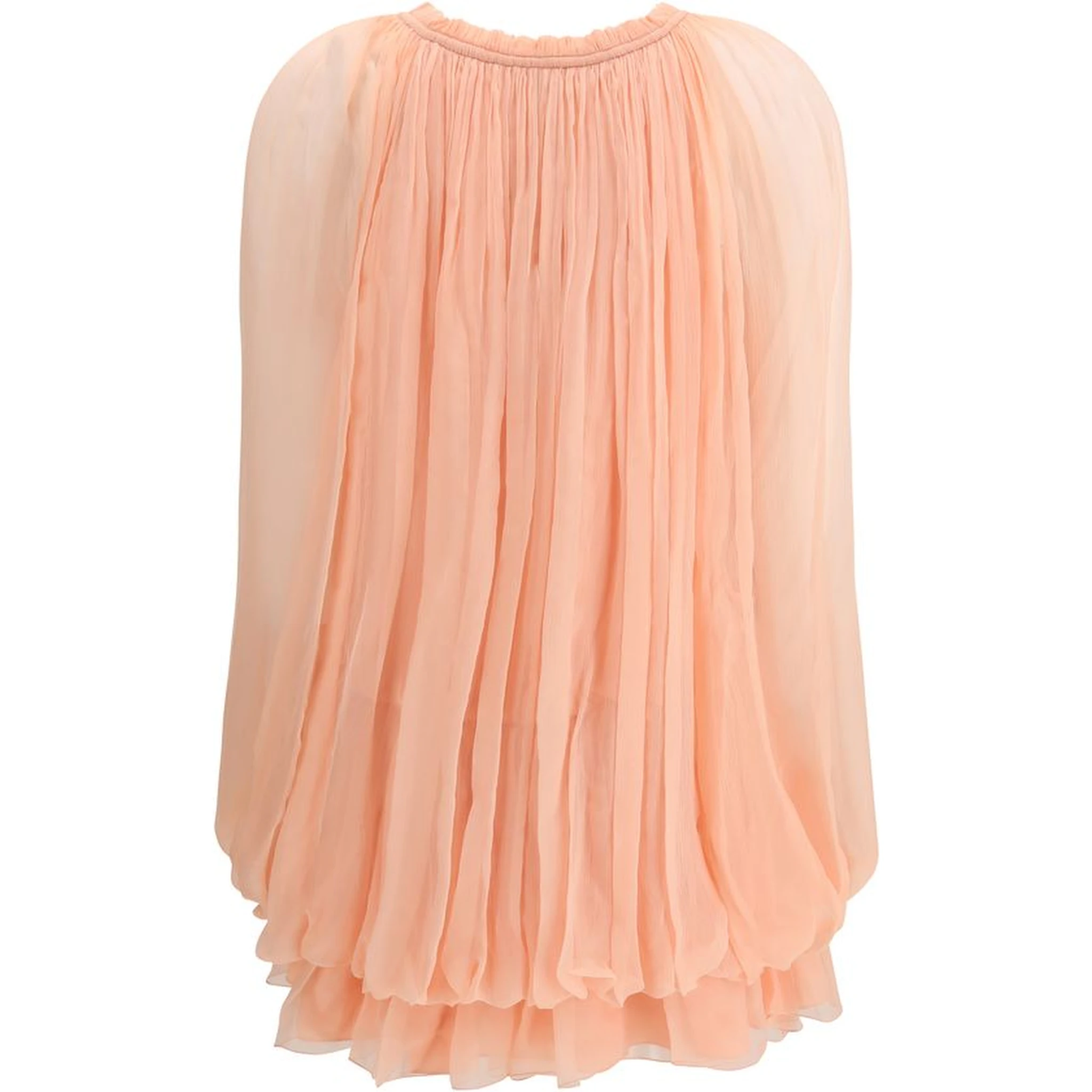 Multicolor Silk Casual Dress