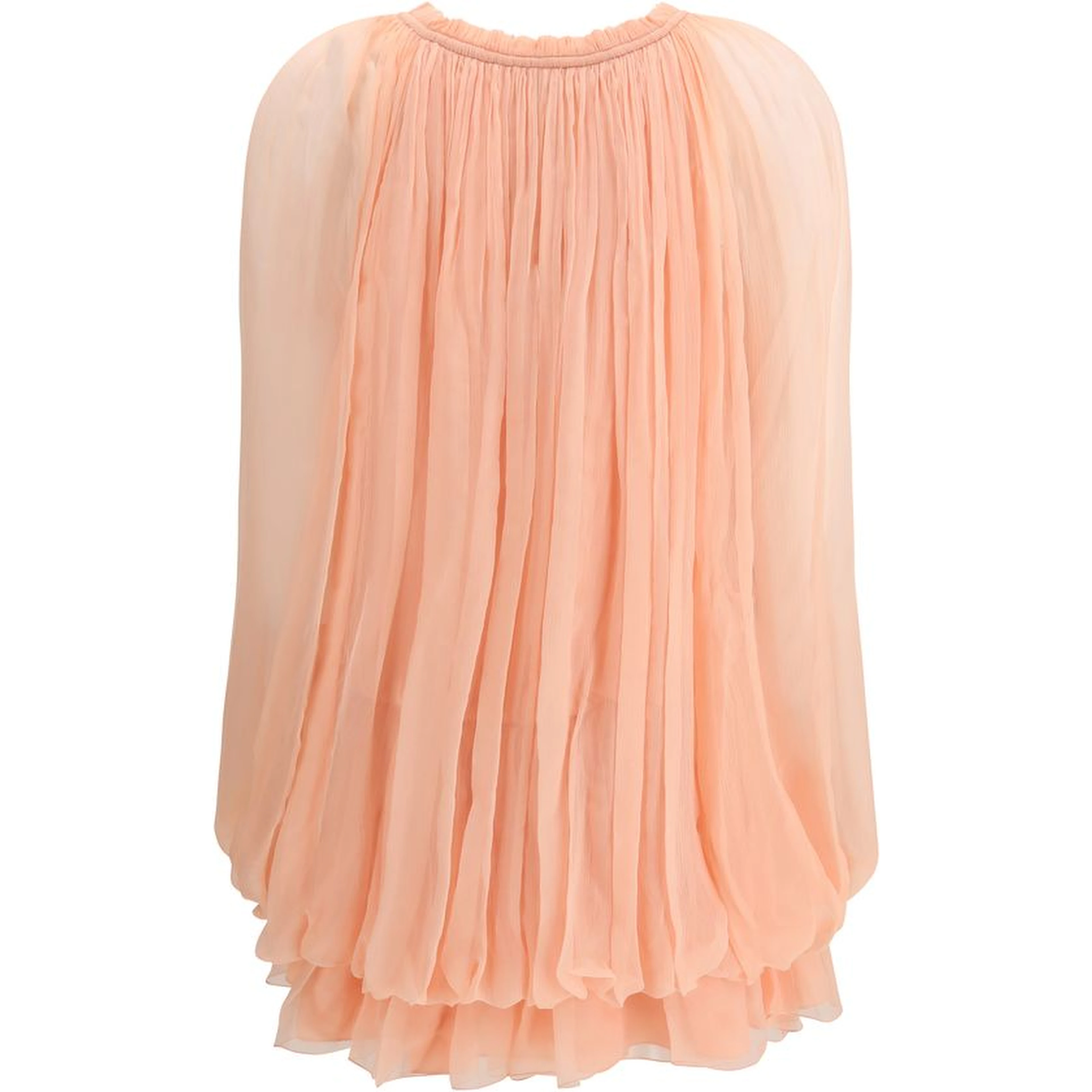 Multicolor Silk Casual Dress