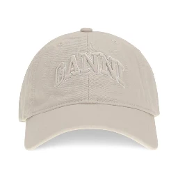 Beige Cotton Cap (Baseball Hat)
