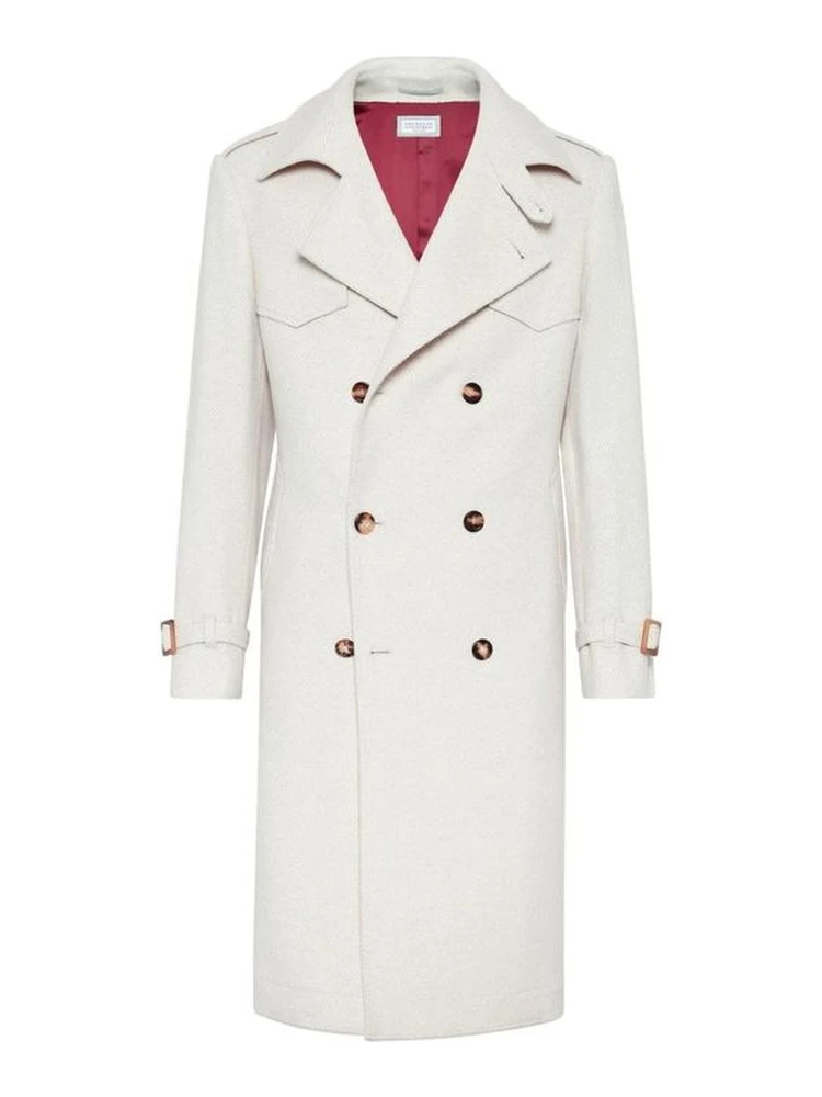 Beige Cashmere Coat