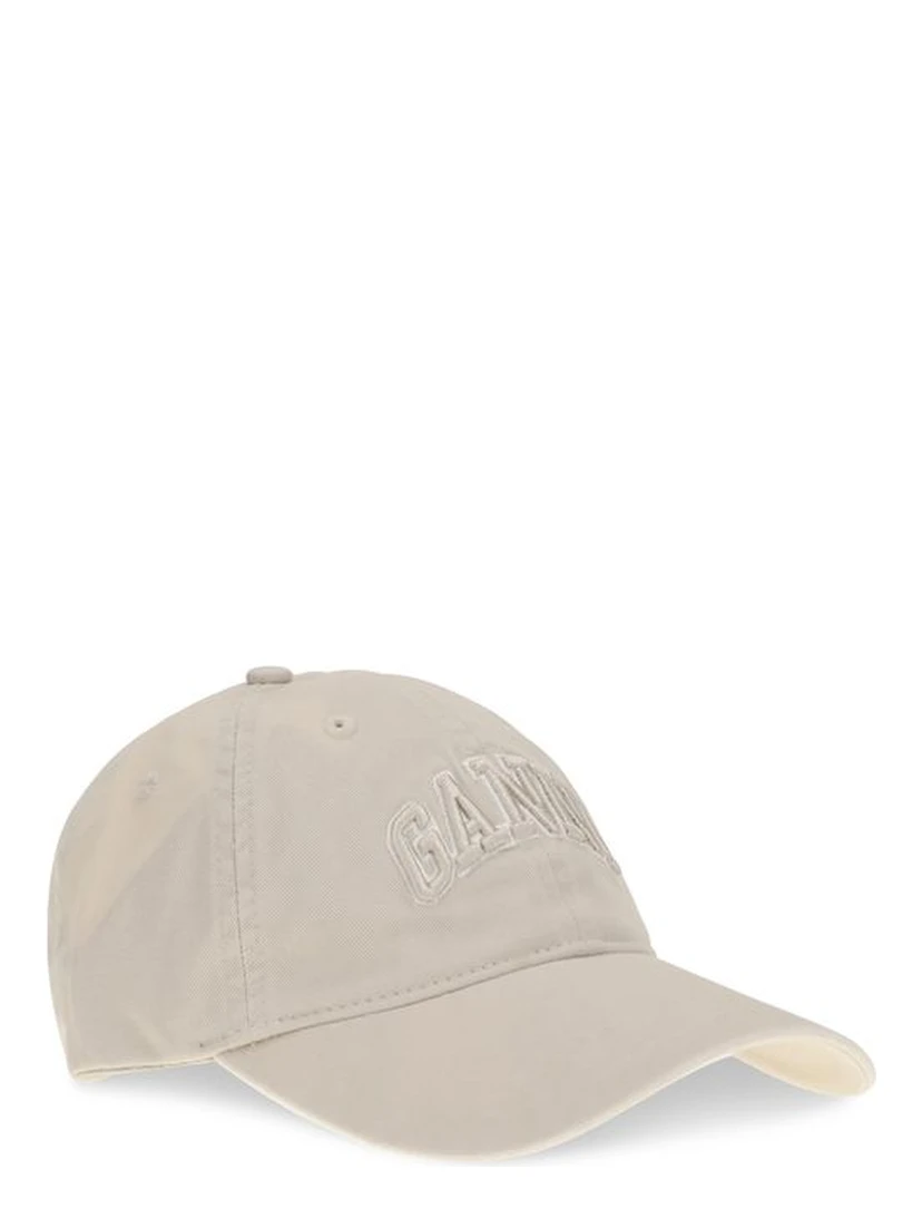 Beige Cotton Cap (Baseball Hat)