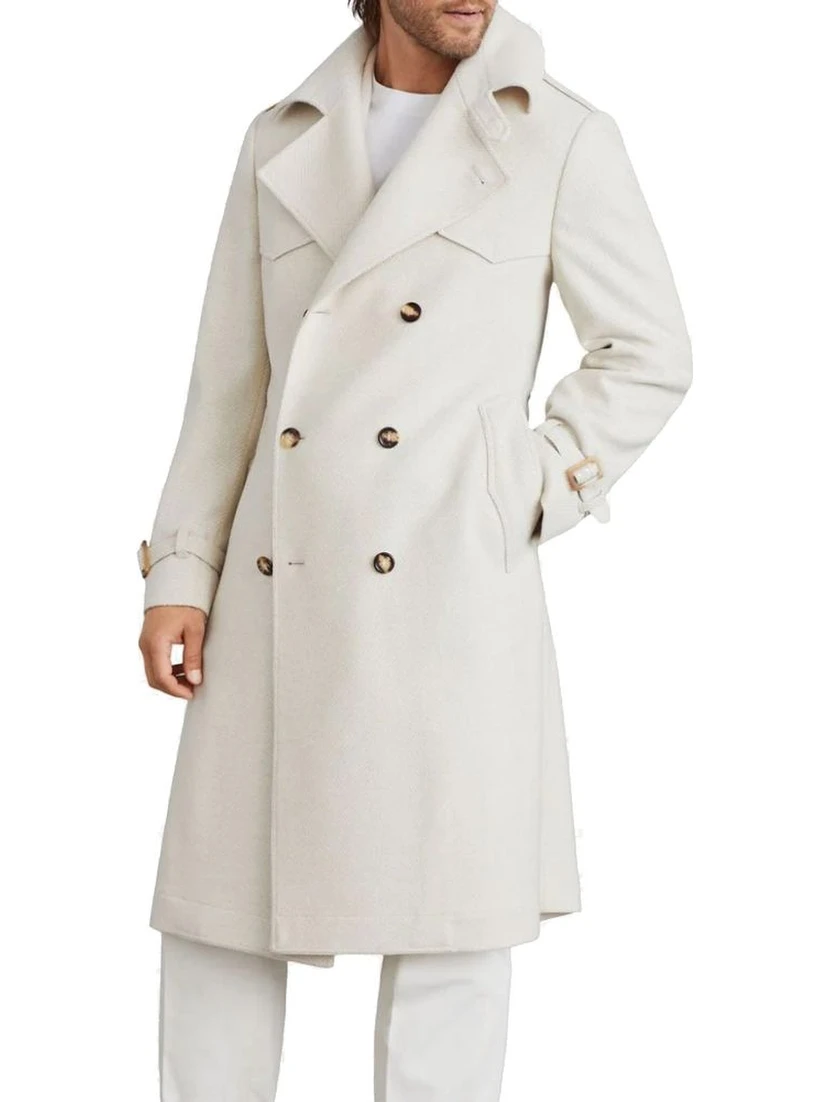 Beige Cashmere Coat