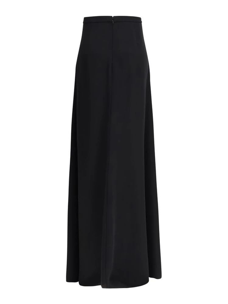 Black Silk Long Skirt alternative