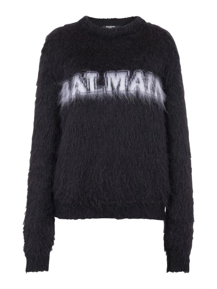 Black Mohair Sweatshirt