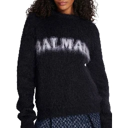 Black Mohair Sweatshirt