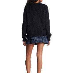 Black Mohair Sweatshirt