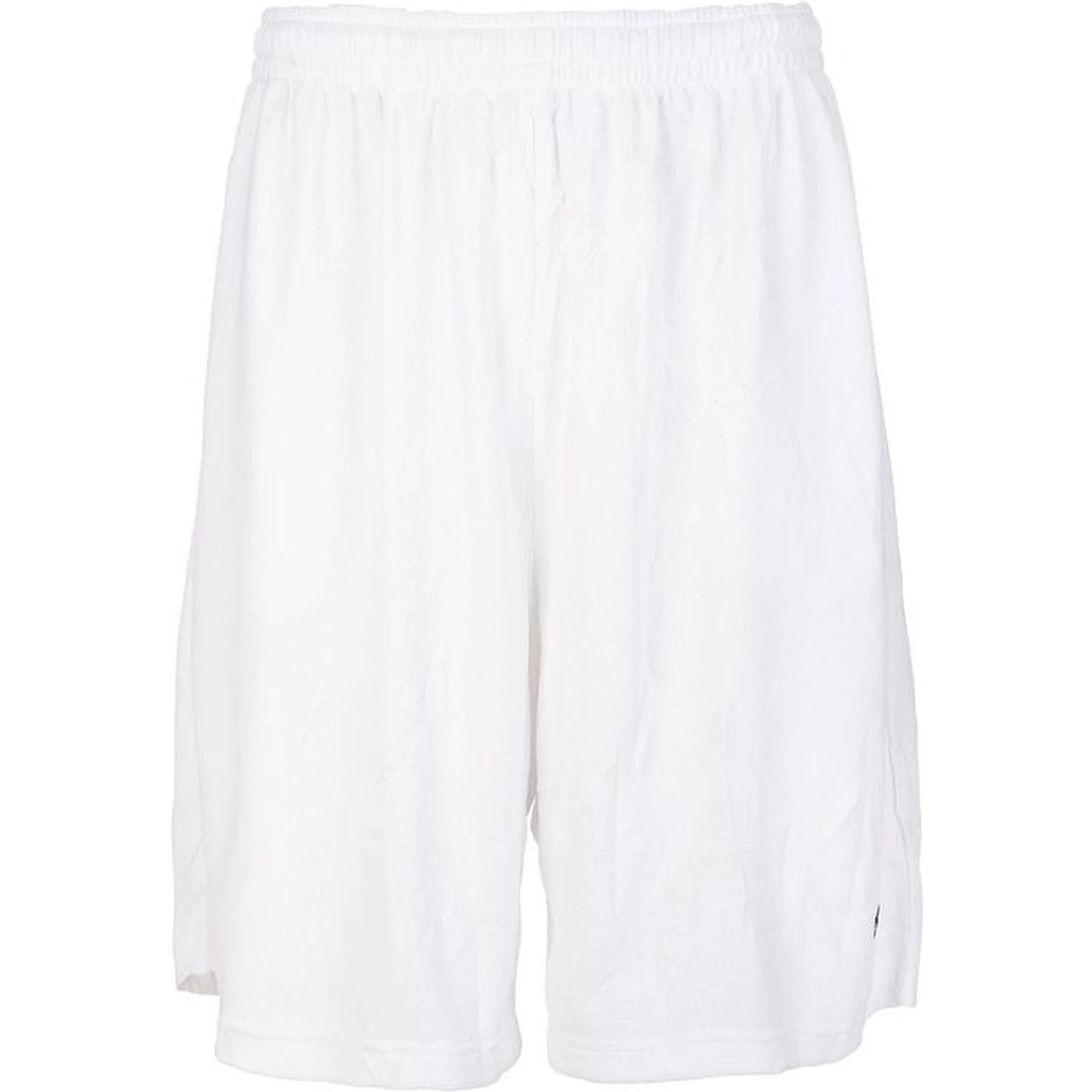 White Polyester Bermuda Shorts