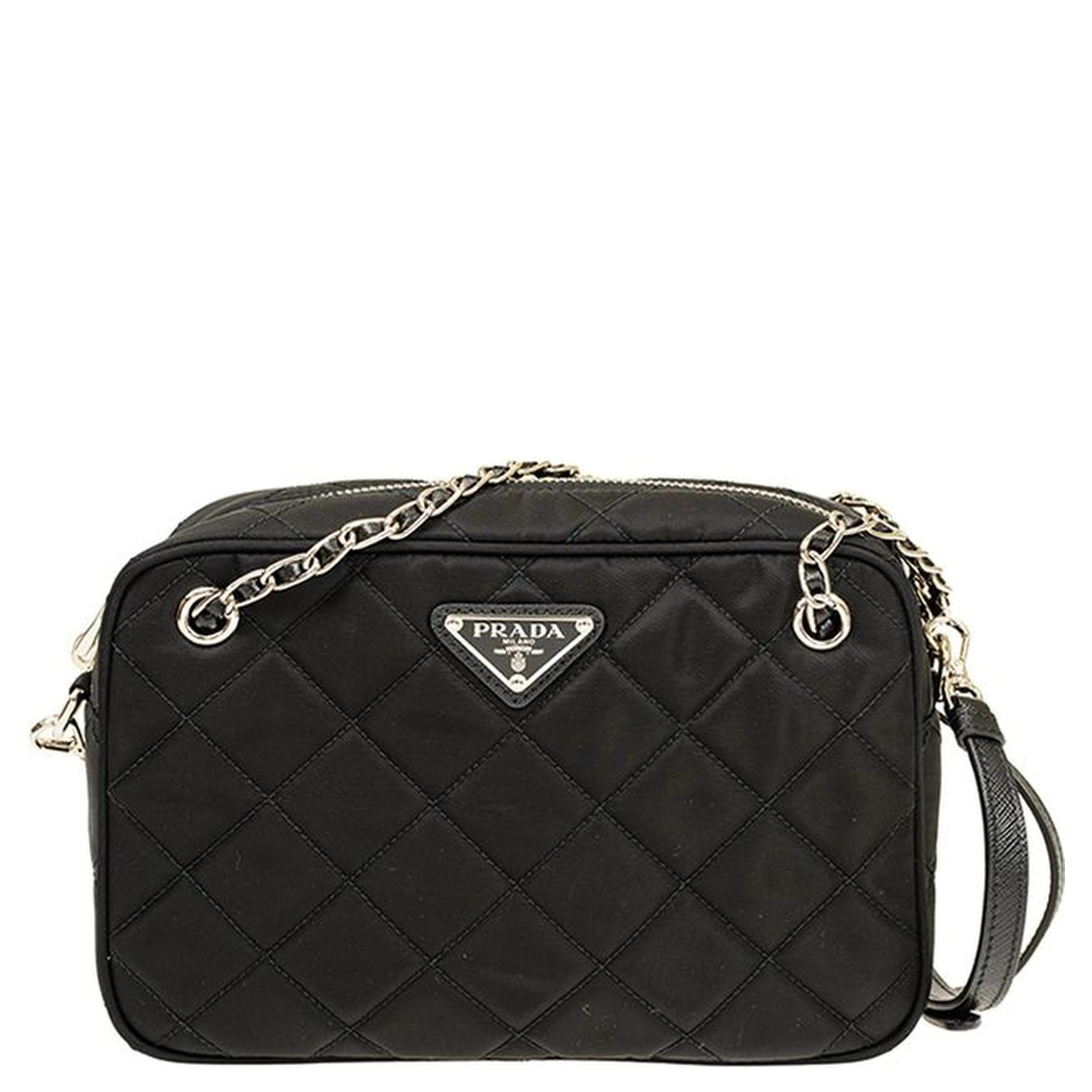 Black Nylon Crossbody Bag