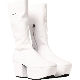 White Polyethylene Boots