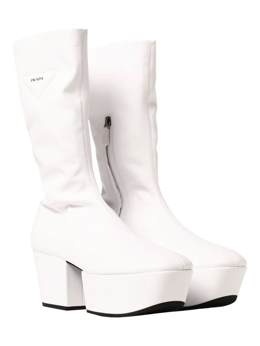 White Polyethylene Boots