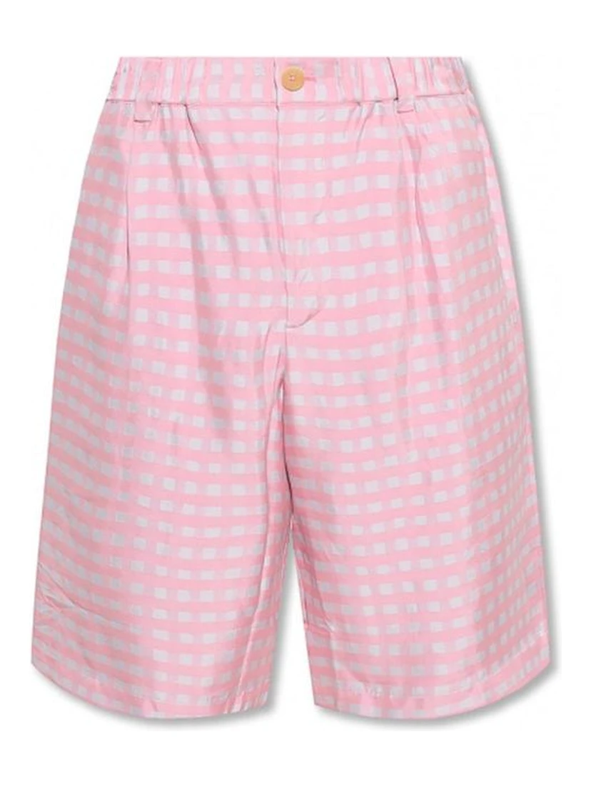 Multicolor Viscose Bermuda Shorts