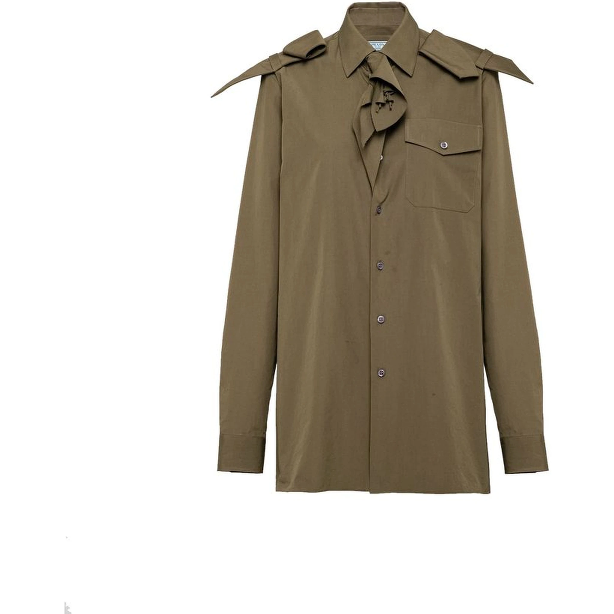 Bicolor Cotton Shirt