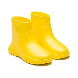 Bicolor Rubber Rain Boots