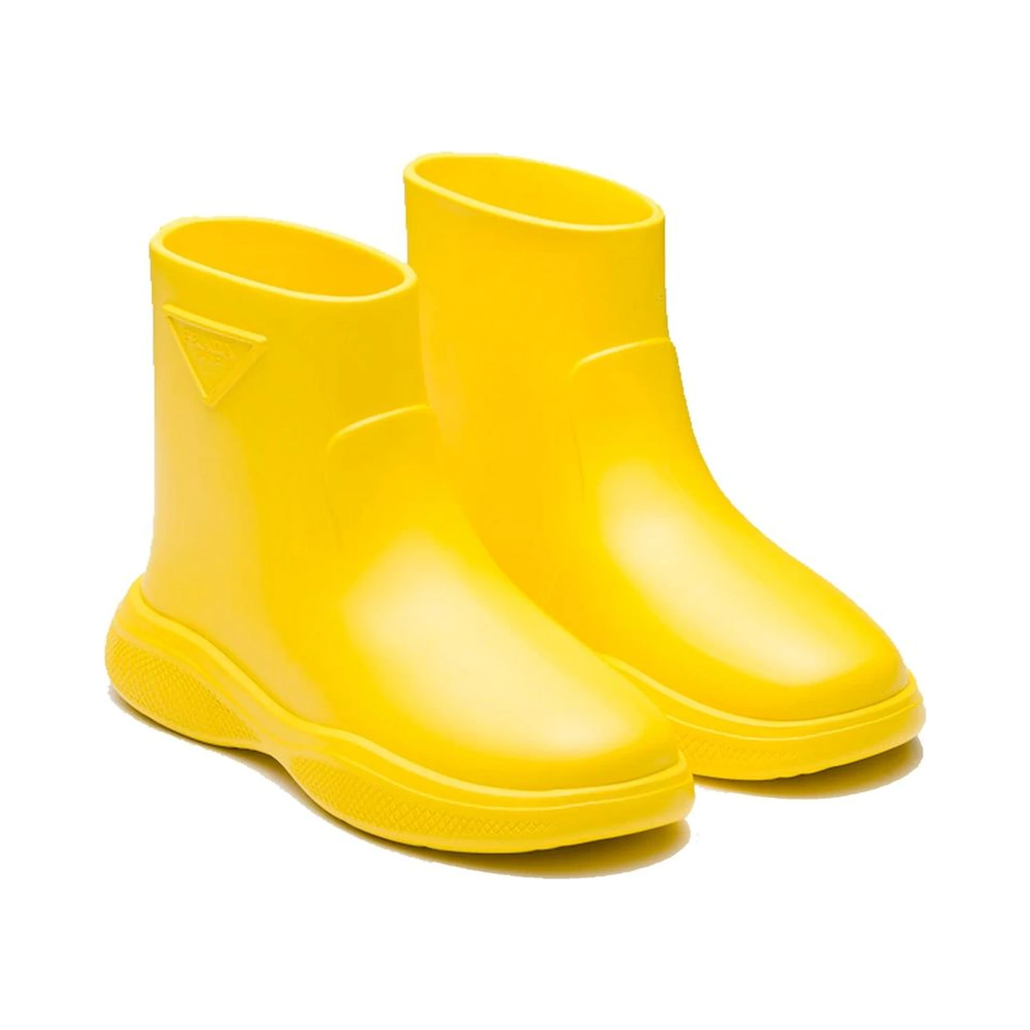 Bicolor Rubber Rain Boots