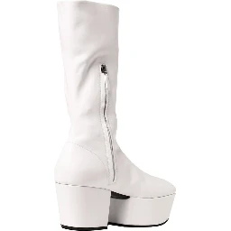 White Polyethylene Boots