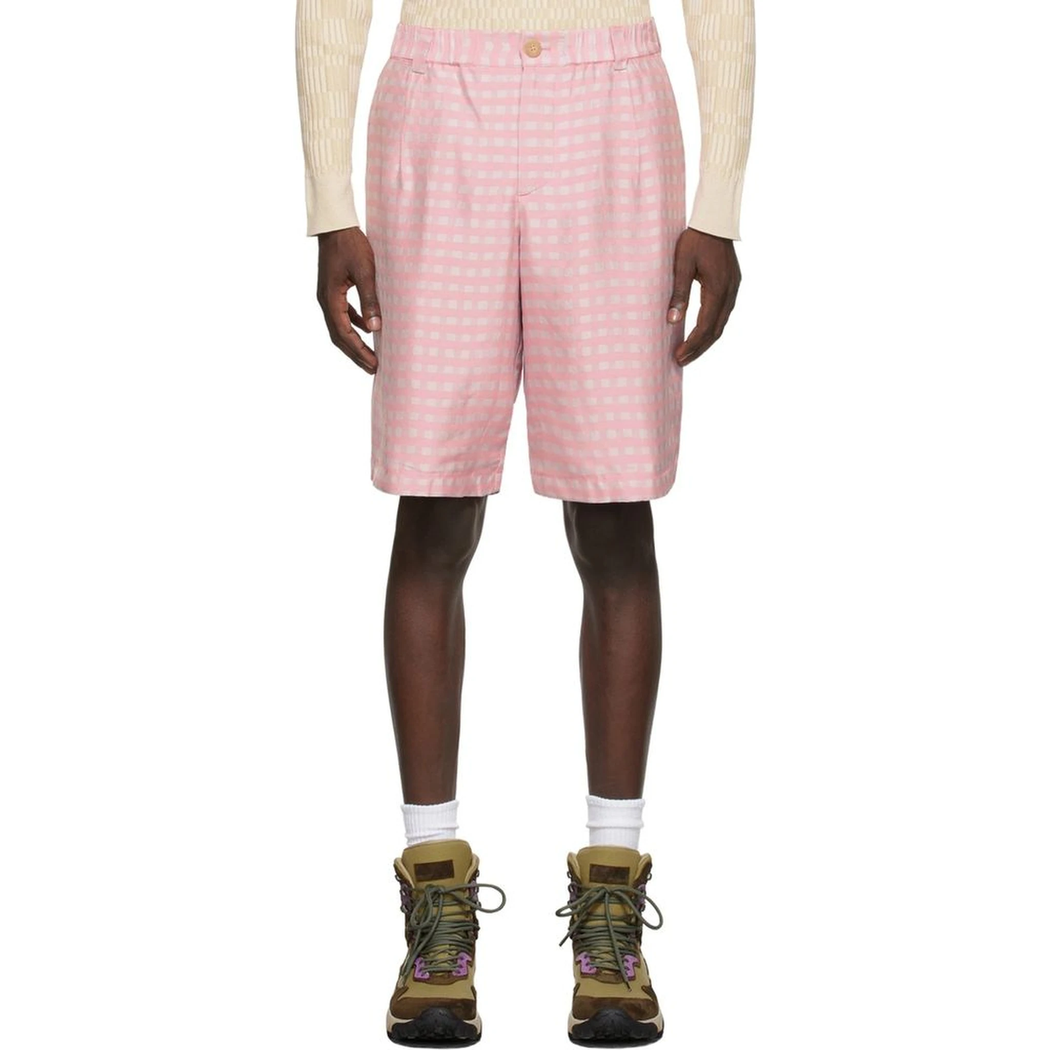 Multicolor Viscose Bermuda Shorts