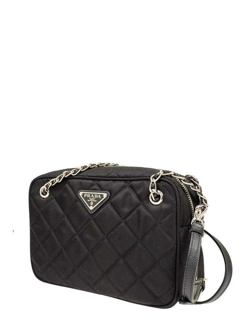 Black Nylon Crossbody Bag