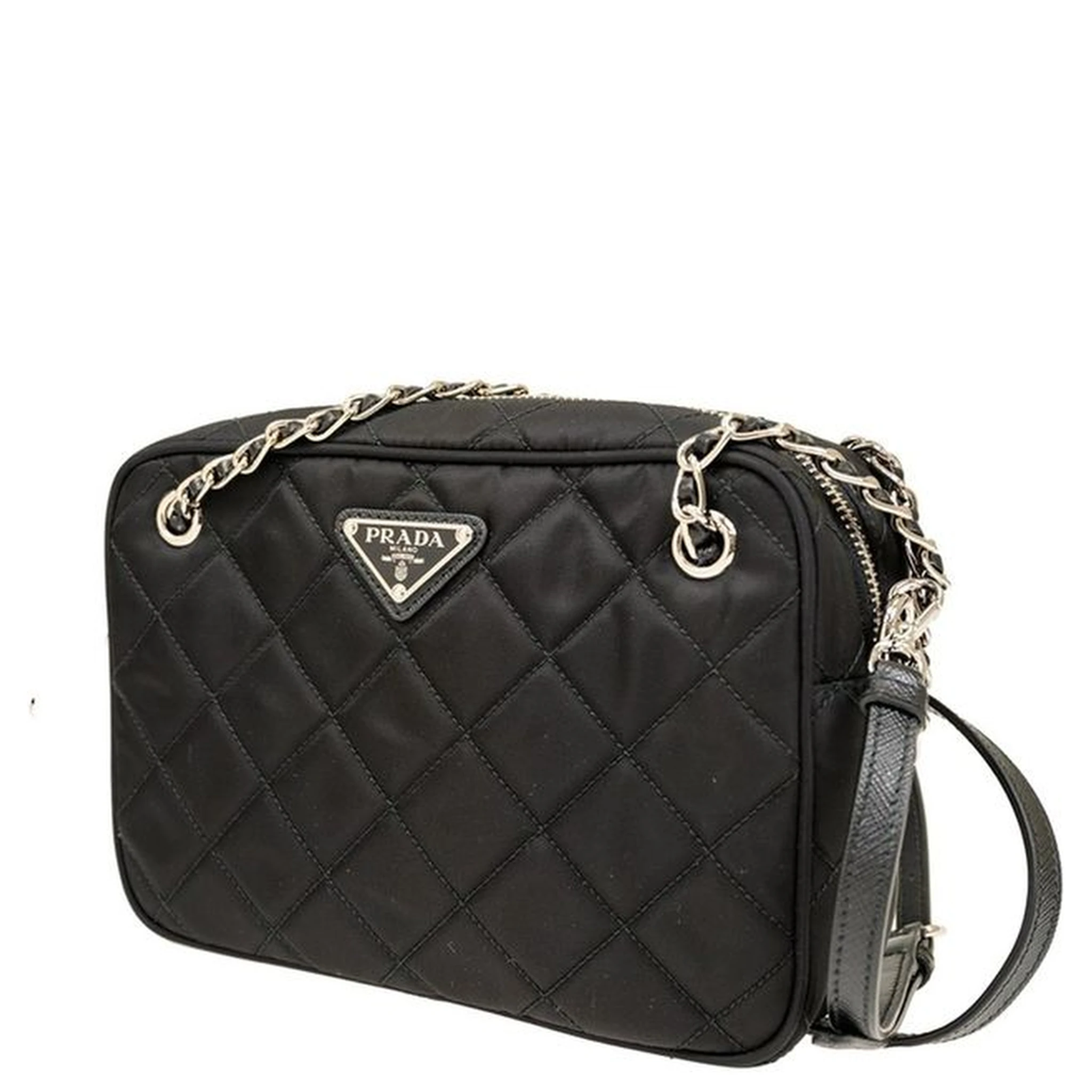 Black Nylon Crossbody Bag