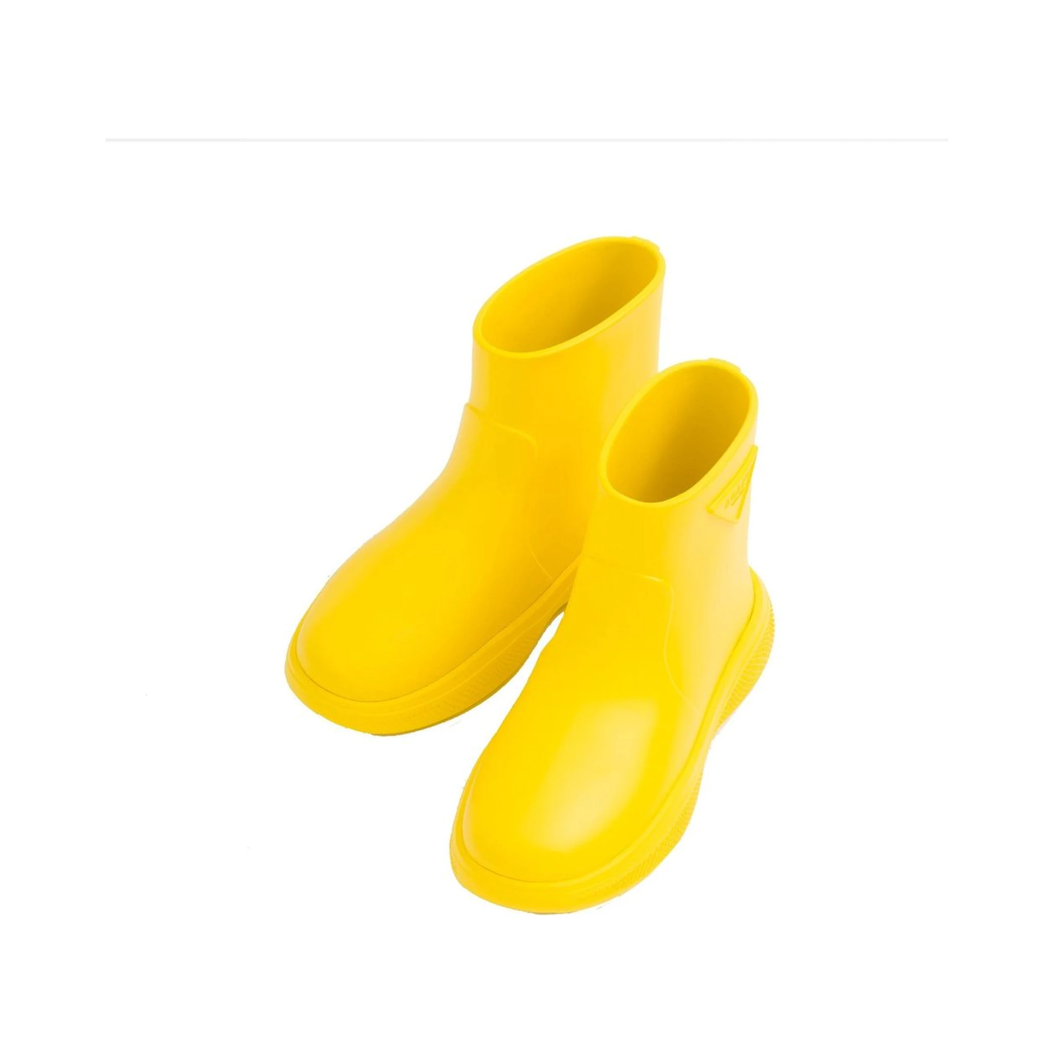 Bicolor Rubber Rain Boots