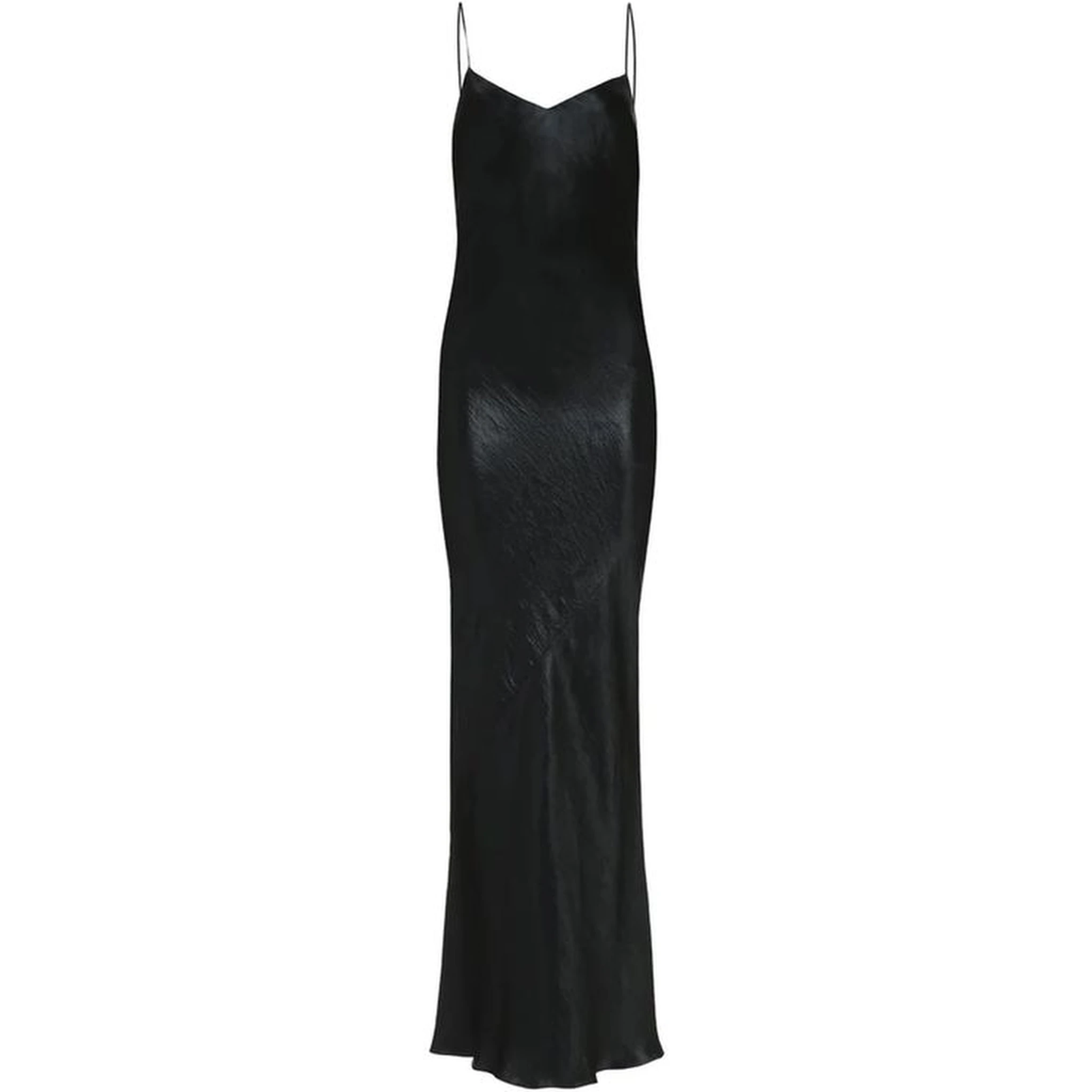 Black Acetate Casual Dress