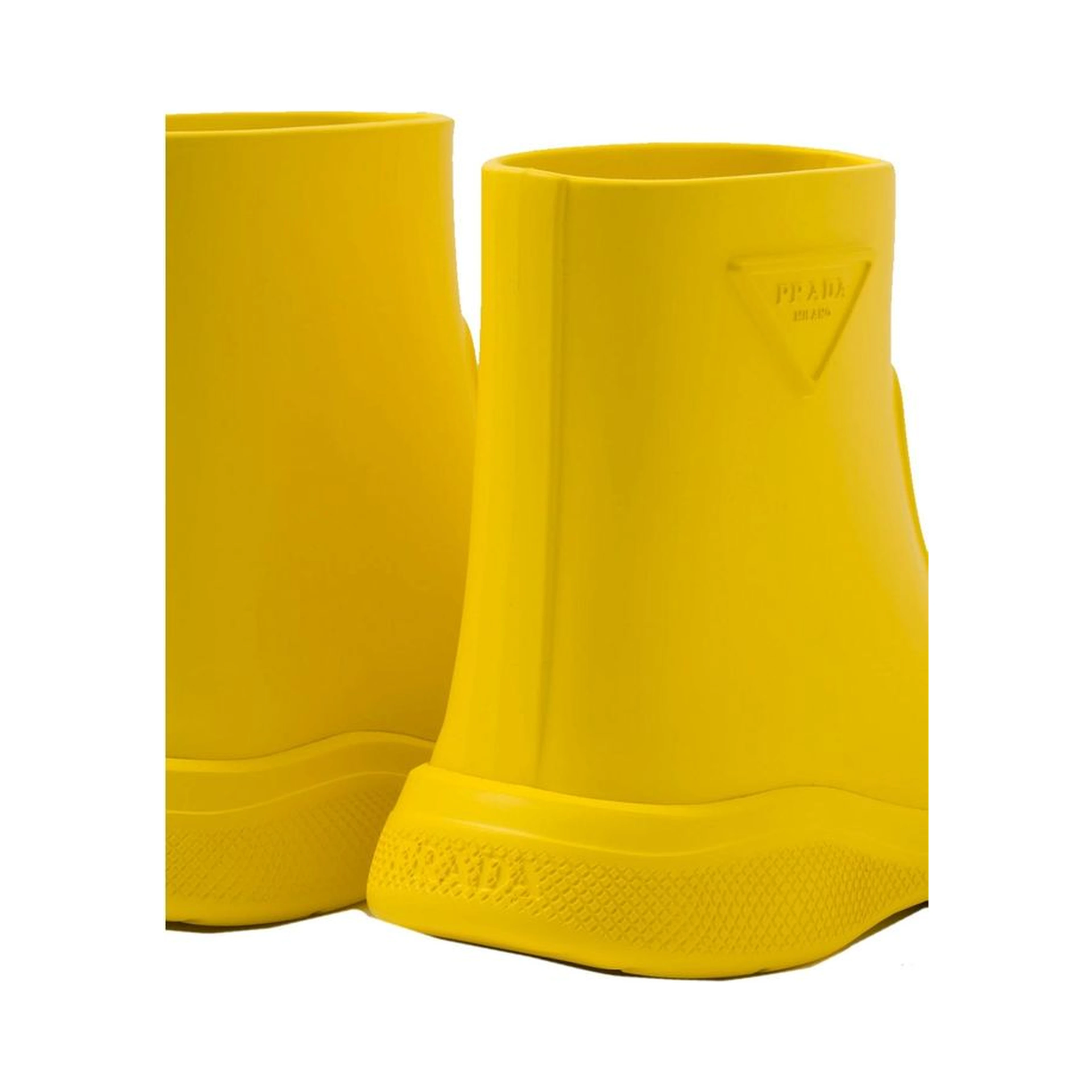 Bicolor Rubber Rain Boots