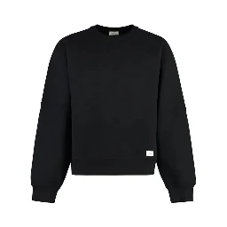 Black Cotton Sweatshirt